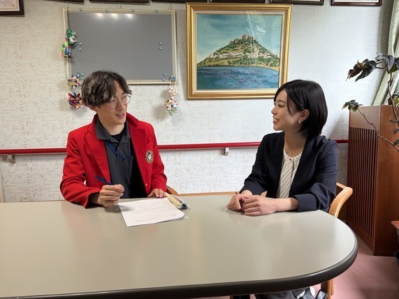 ＜取材中の１枚＞