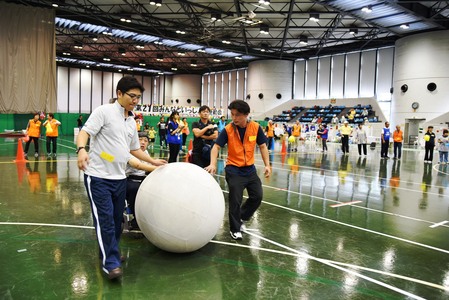 障害分野以外の法人も参加してみんなでいっしょの運動会！