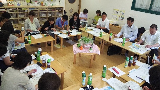 光が丘地区の保育園での連絡会の様子