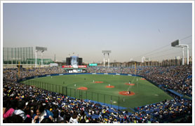 野球試合風景写真